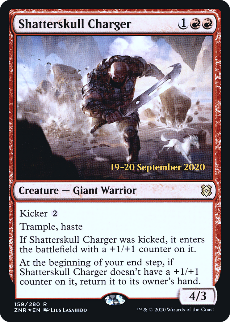 Shatterskull Charger (PRE-159S) [Zendikar Rising Promos] Foil