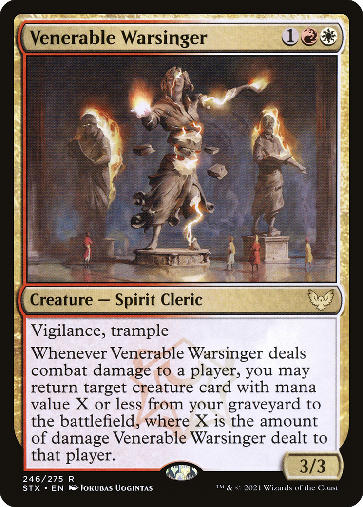Venerable Warsinger (STX-246) [Strixhaven: School of Mages] Foil