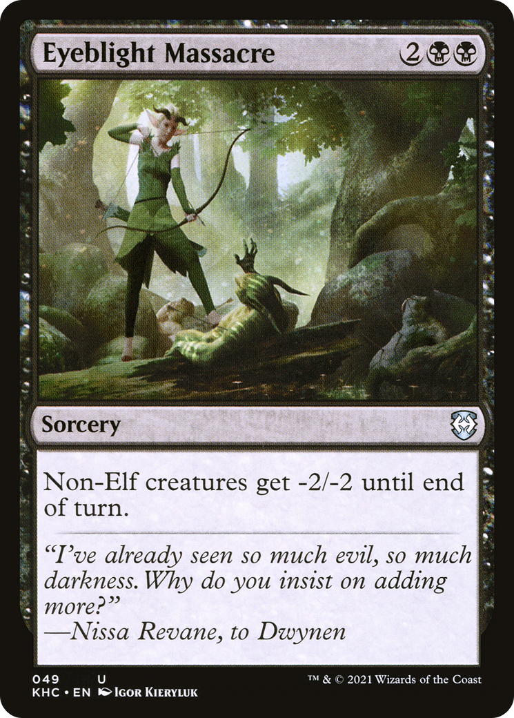 Eyeblight Massacre (KHC-049) [Kaldheim Commander]