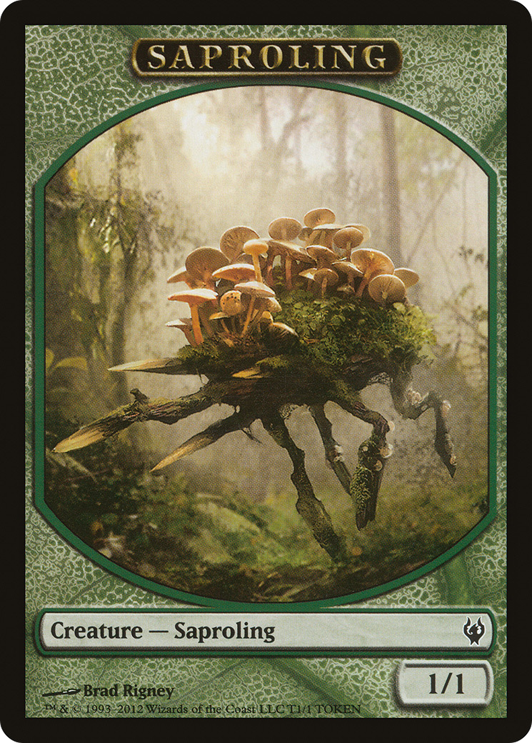 Saproling Token (DDJ-0T1) [Duel Decks: Izzet vs. Golgari Tokens]