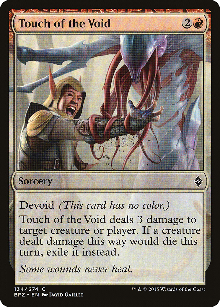Touch of the Void (BFZ-134) [Battle for Zendikar] Foil