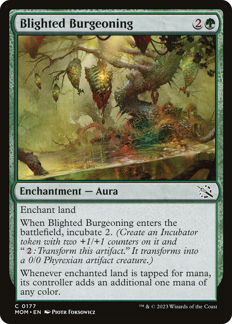 Blighted Burgeoning (MOM-177) [March of the Machine] Foil