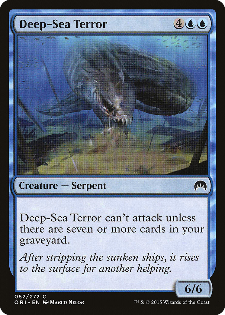 Deep-Sea Terror (ORI-052) [Magic Origins] Foil
