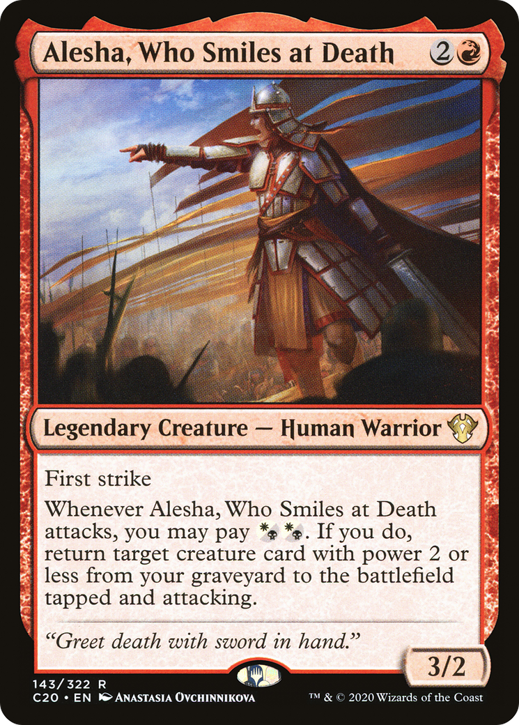 Alesha, Who Smiles at Death (C20-143) [Commander 2020]
