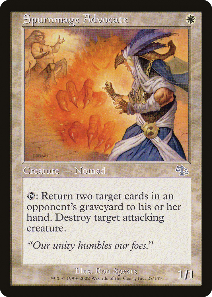 Spurnmage Advocate (JUD-027) [Judgment]