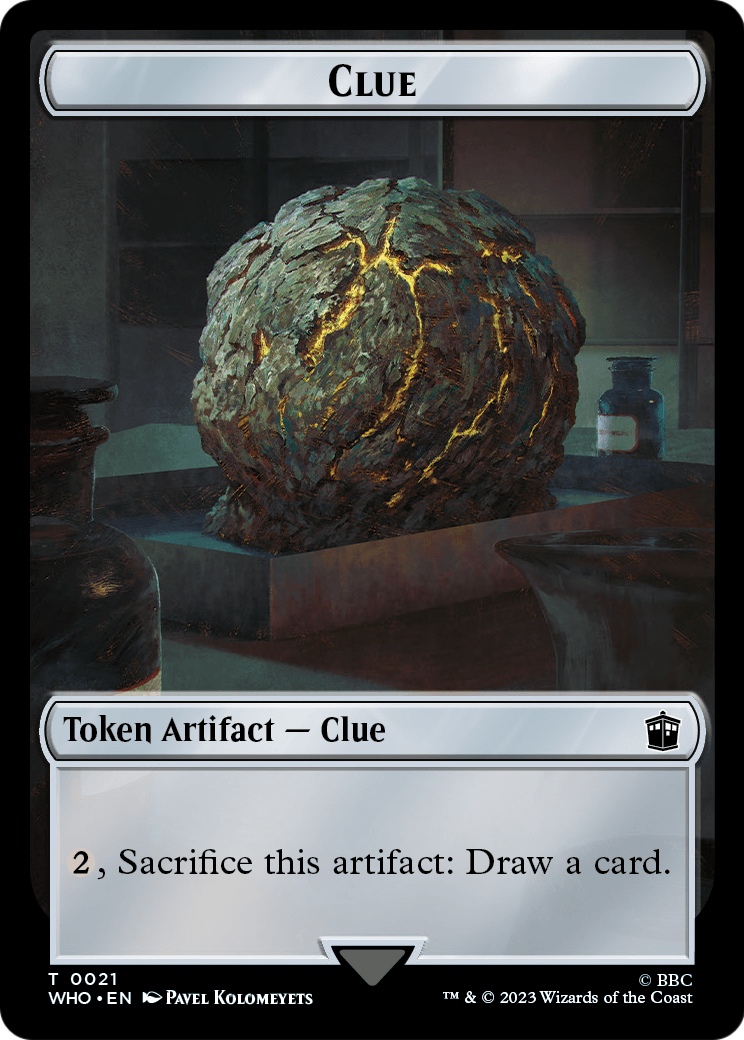 Clue (TWHO-021) [Doctor Who Tokens] Foil