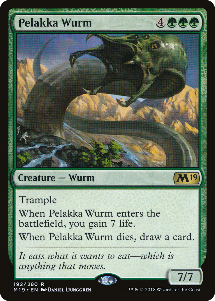 Pelakka Wurm (M19-192) [Core Set 2019] Foil