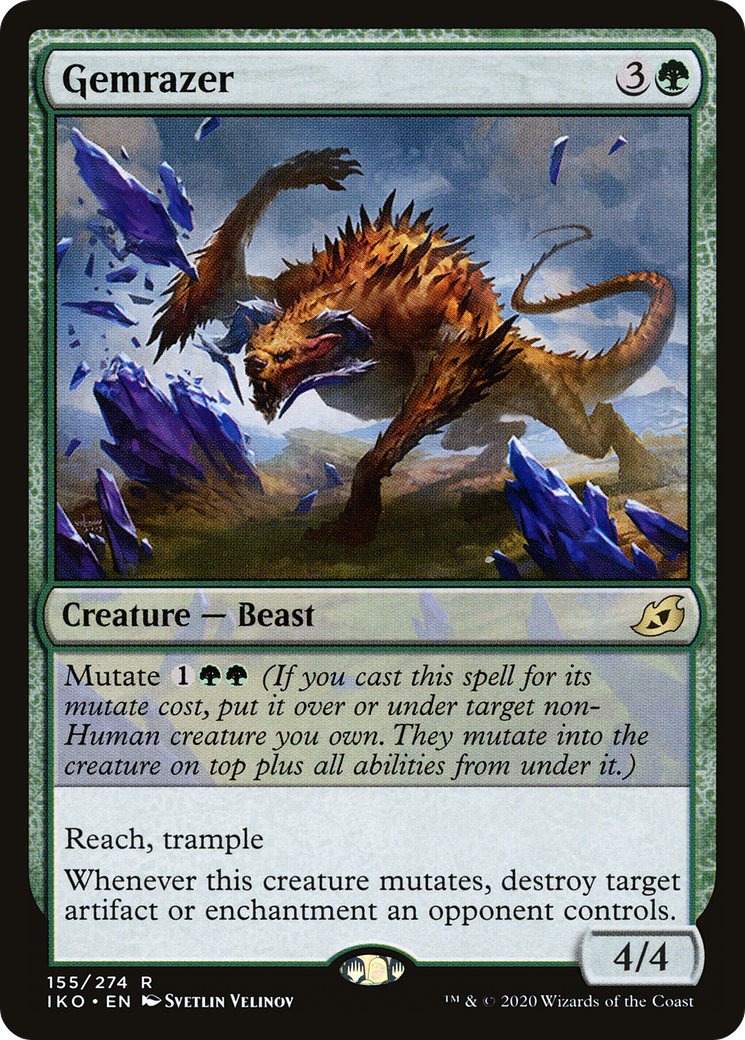 Gemrazer (IKO-155) [Ikoria: Lair of Behemoths] Foil