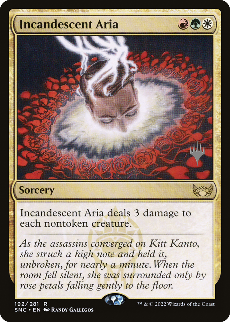 Incandescent Aria (PPSNC-192) [Promo Pack: Streets of New Capenna Promos] Foil