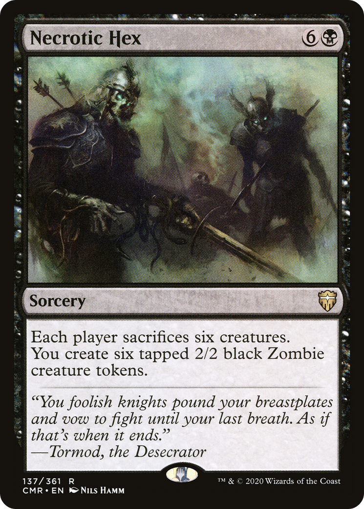 Necrotic Hex (CMR-137) [Commander Legends]