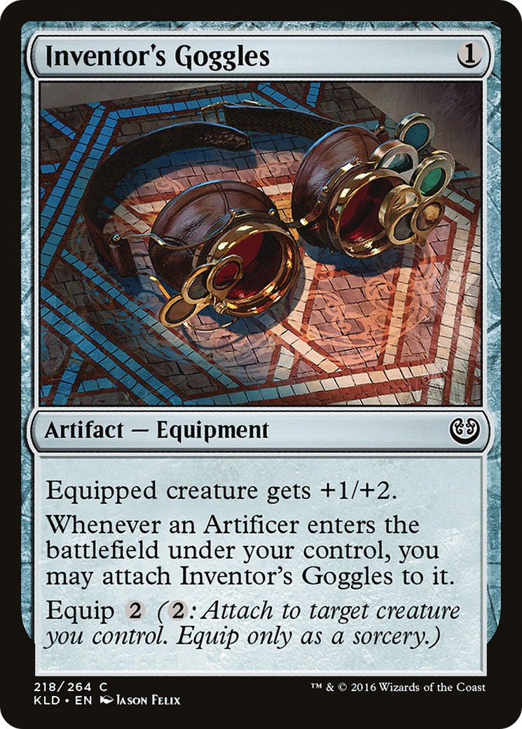 Inventor's Goggles (KLD-218) [Kaladesh]