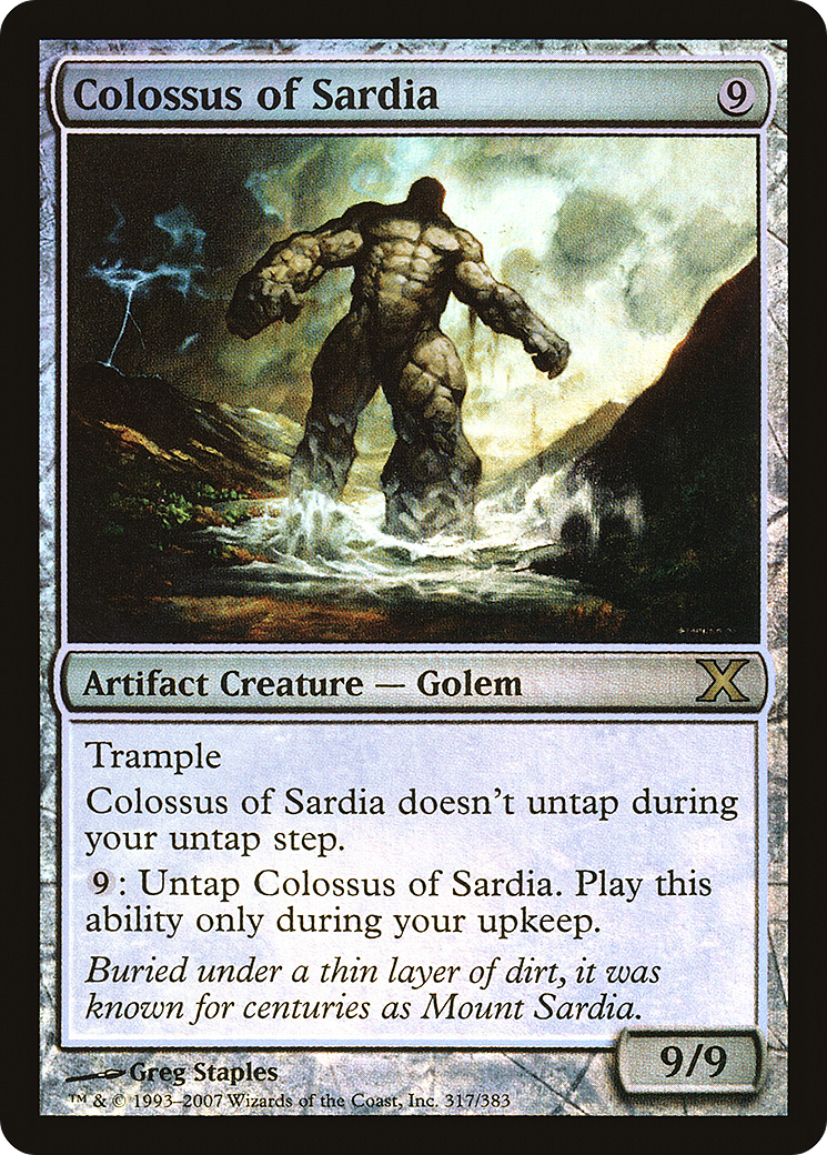 Colossus of Sardia (10E-317★) [Tenth Edition] Foil