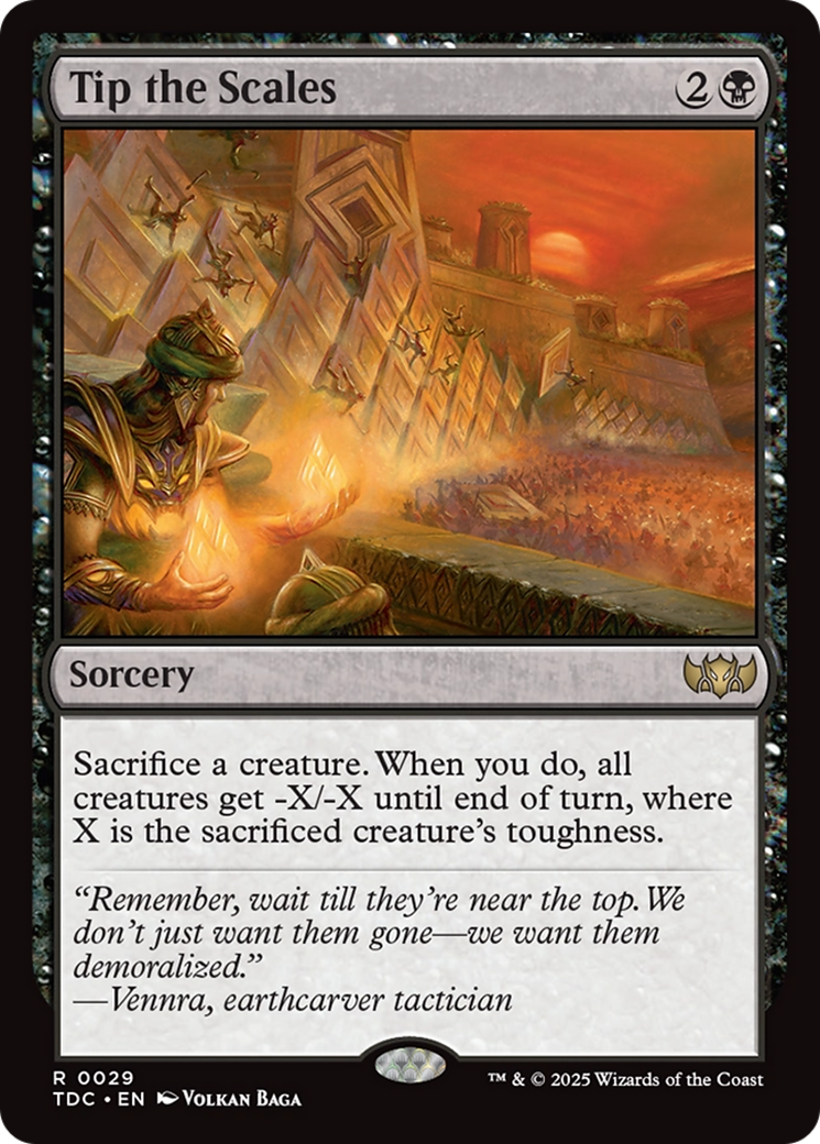 Tip the Scales (TDC-029) [Commander: Tarkir: Dragonstorm]
