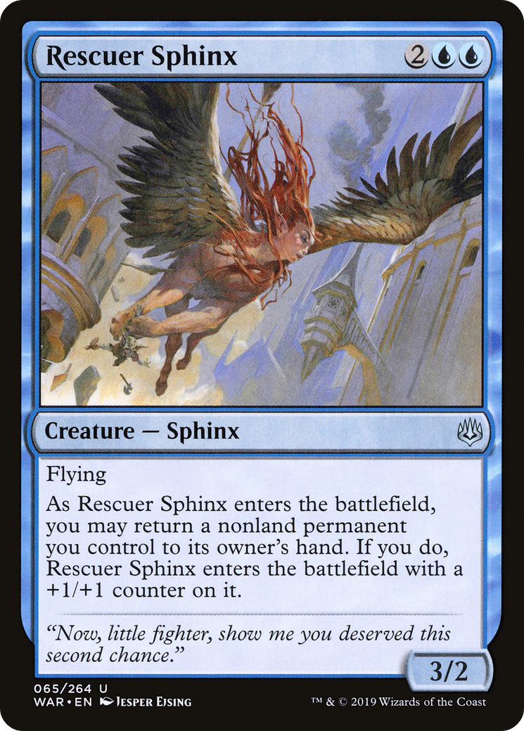 Rescuer Sphinx (WAR-065) [War of the Spark]