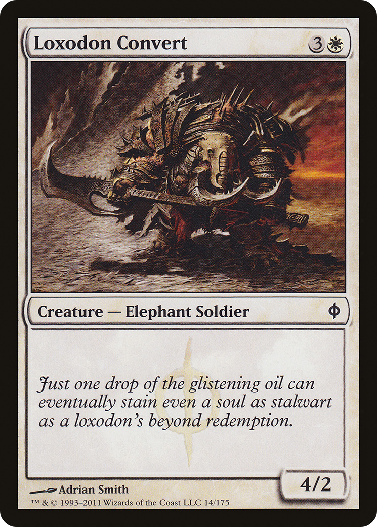 Loxodon Convert (NPH-014) [New Phyrexia] Foil