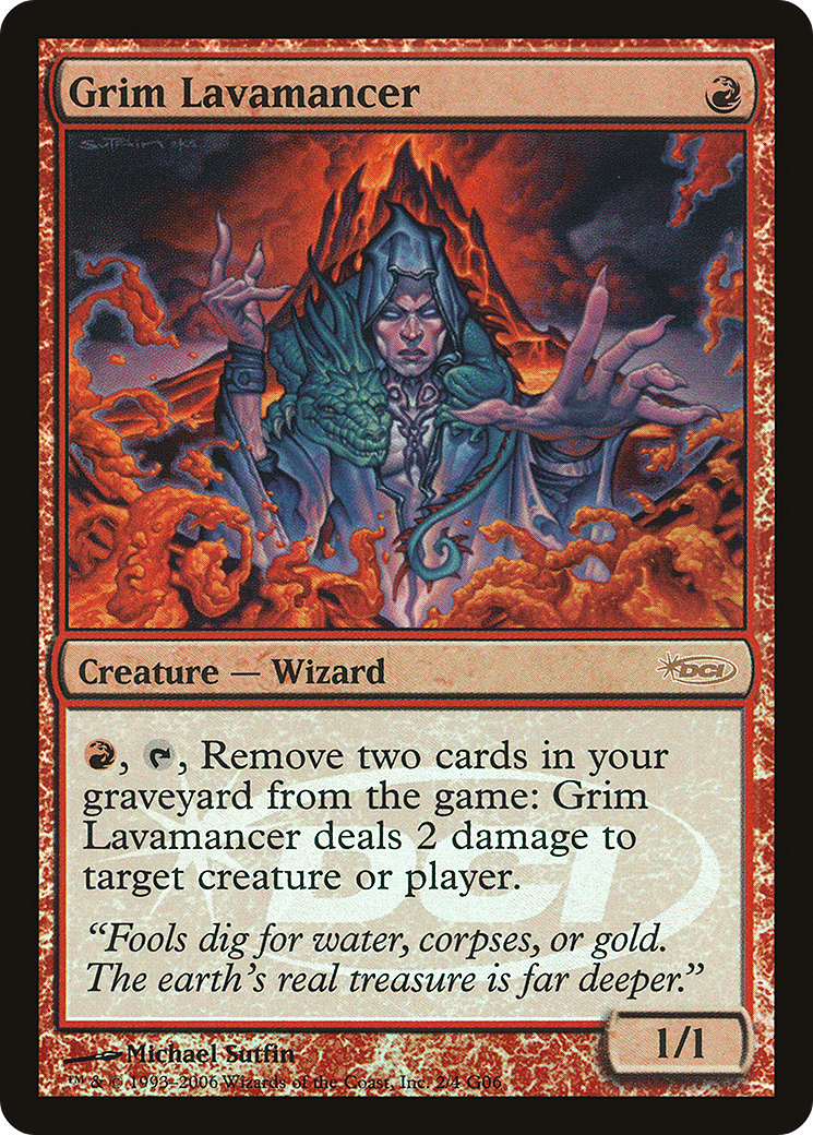 Grim Lavamancer (JDG-002) [Judge Gift Cards 2006] Foil