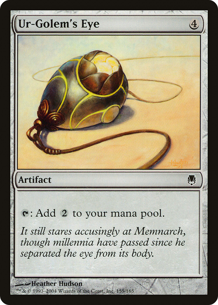 Ur-Golem's Eye (DST-155) [Darksteel] Foil