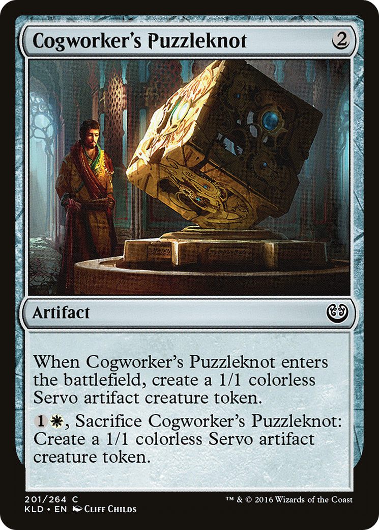 Cogworker's Puzzleknot (KLD-201) [Kaladesh] Foil