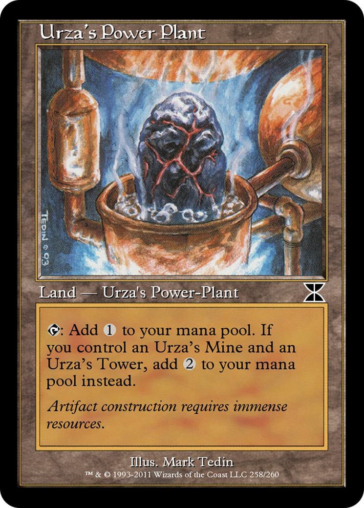 Urza's Power Plant (ME4-258A) [Masters Edition IV]