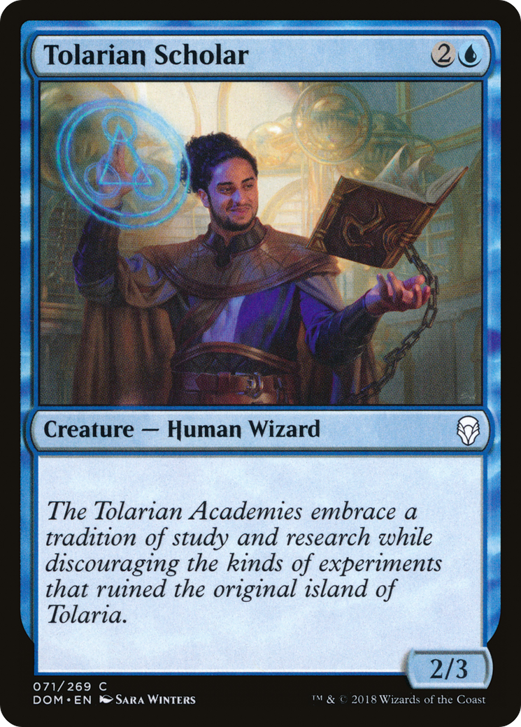 Tolarian Scholar (DOM-071) [Dominaria]