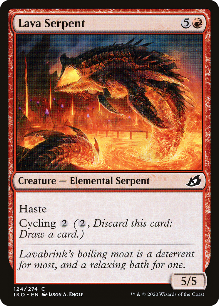 Lava Serpent (IKO-124) [Ikoria: Lair of Behemoths]