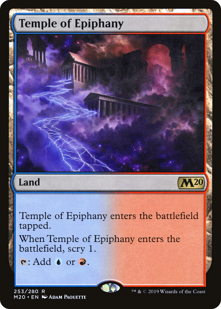 Temple of Epiphany (M20-253) [Core Set 2020] Foil