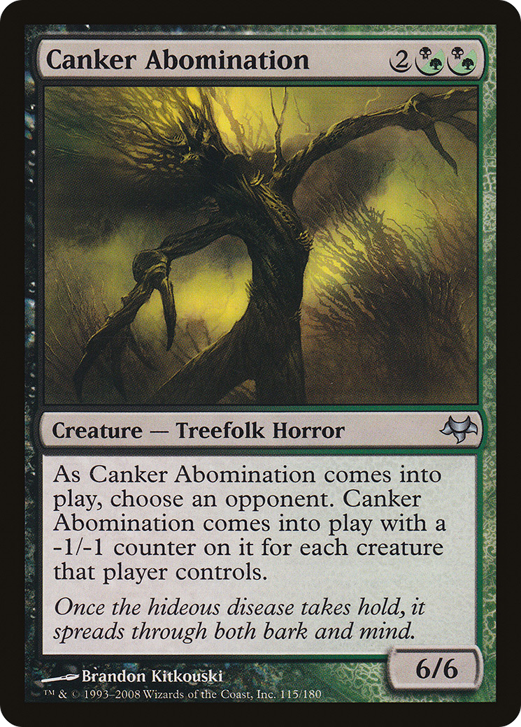 Canker Abomination (EVE-115) [Eventide]
