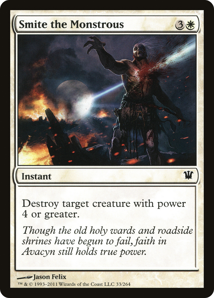 Smite the Monstrous (ISD-033) [Innistrad]