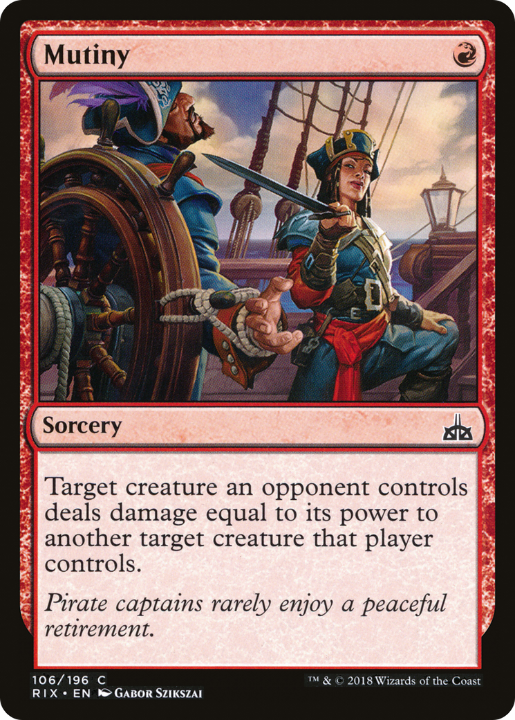 Mutiny (RIX-106) [Rivals of Ixalan]