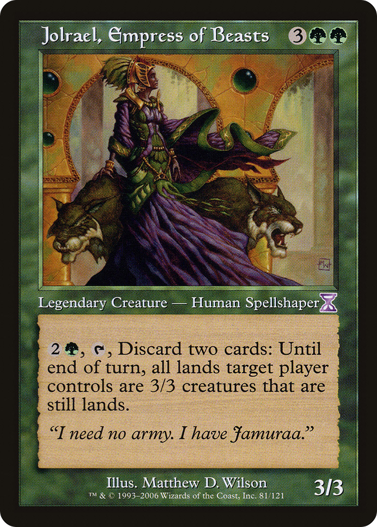 Jolrael, Empress of Beasts (TSB-081) [Time Spiral Timeshifted]