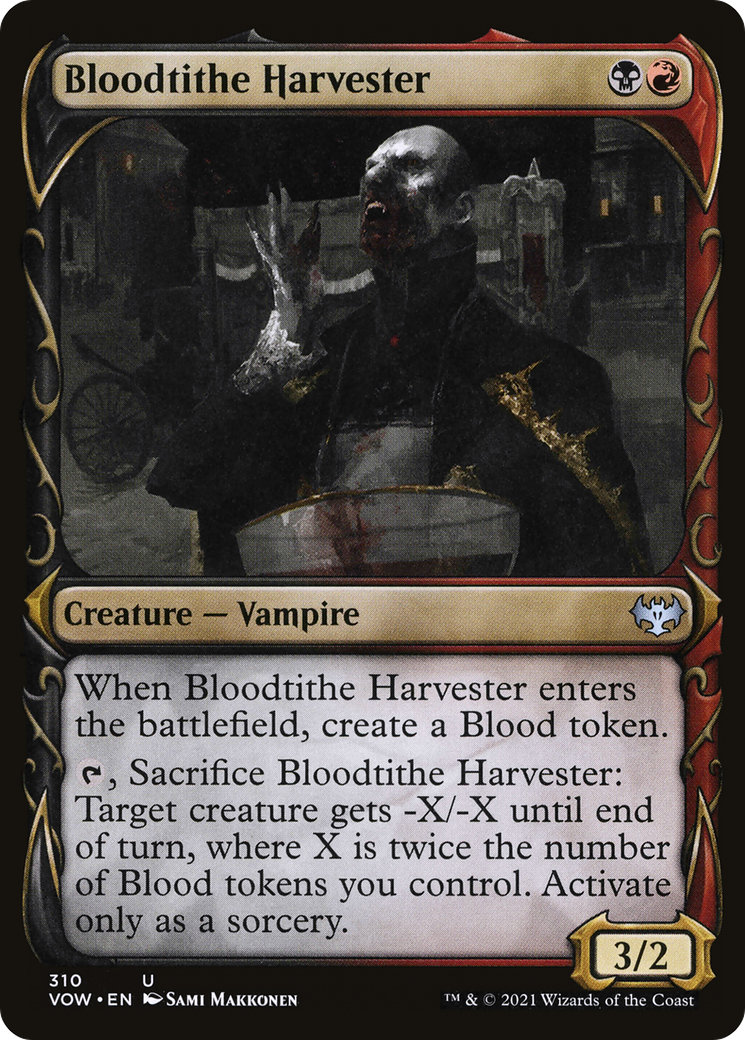 Bloodtithe Harvester (Showcase) (VOW-310) [Innistrad: Crimson Vow]