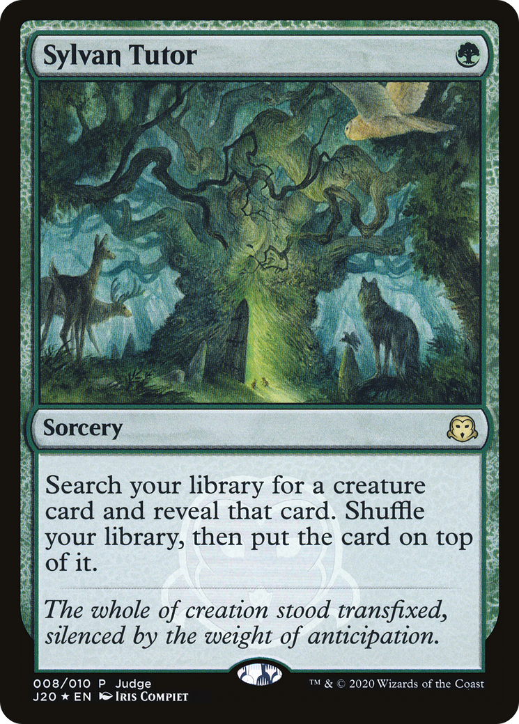 Sylvan Tutor (JDG-008) [Judge Gift Cards 2020] Foil