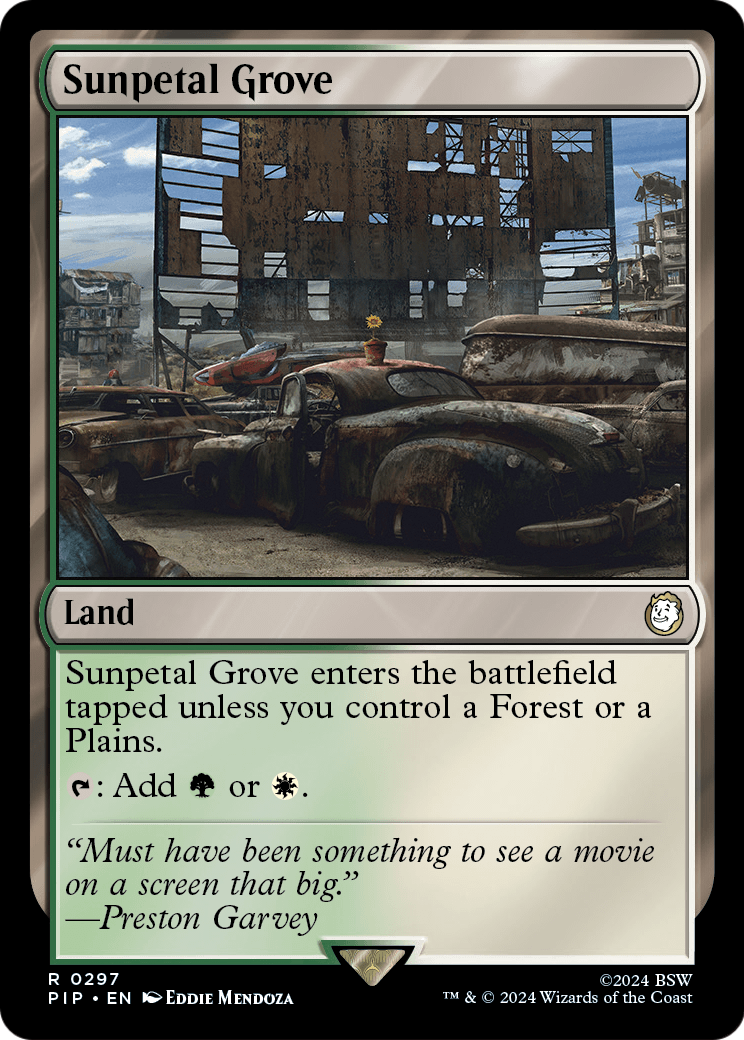 Sunpetal Grove (PIP-297) [Fallout] Foil