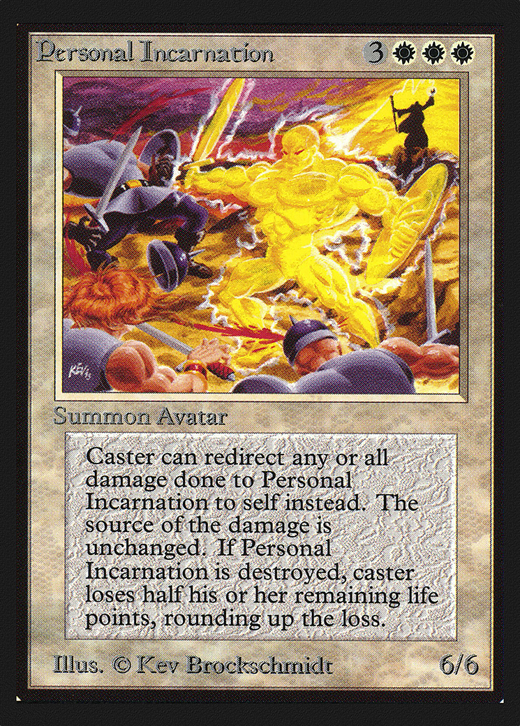Personal Incarnation (IE) [Intl. Collectors' Edition]