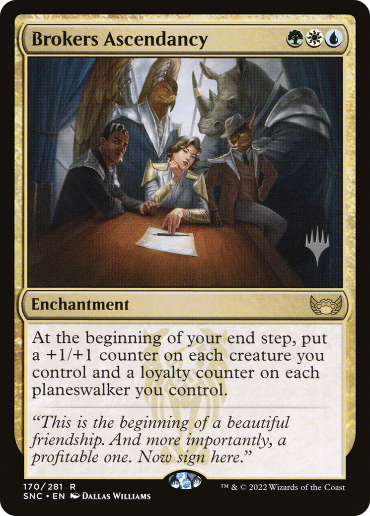 Brokers Ascendancy (PPSNC-170) [Promo Pack: Streets of New Capenna Promos] Foil