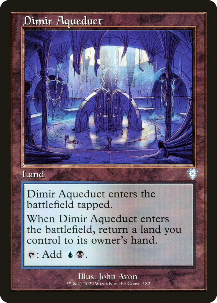 Dimir Aqueduct (Retro Frame) (BRC-182) [The Brothers' War Commander]
