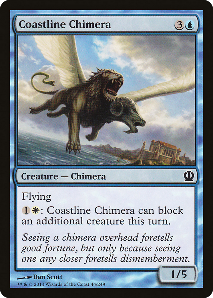 Coastline Chimera (THS-044) [Theros] Foil