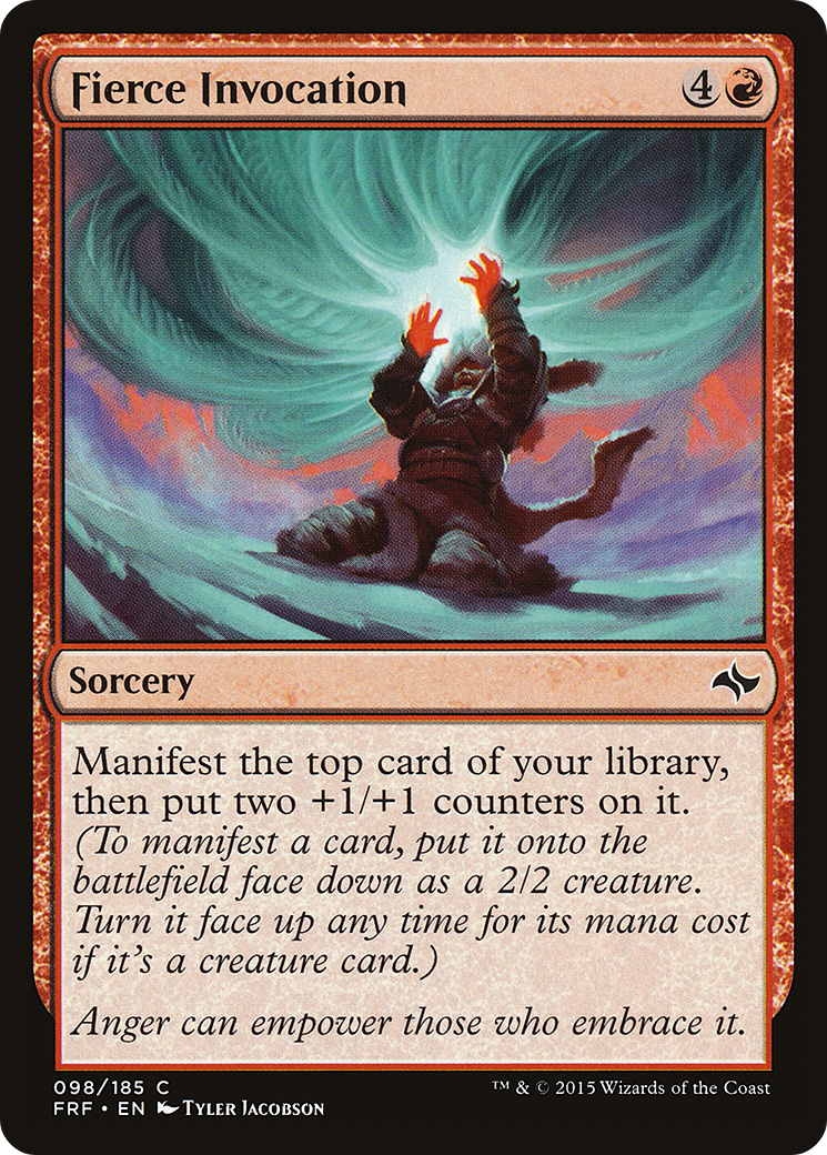 Fierce Invocation (FRF-098) [Fate Reforged]