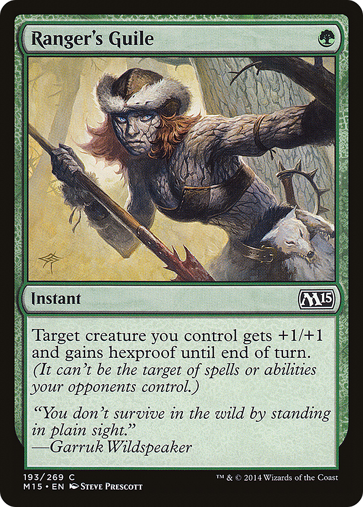 Ranger's Guile (M15-193) [Magic 2015] Foil