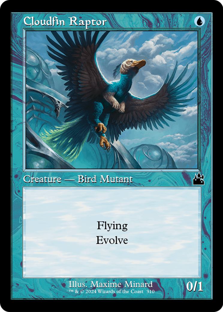 Cloudfin Raptor (Retro Frame) (RVR-310) [Ravnica Remastered]