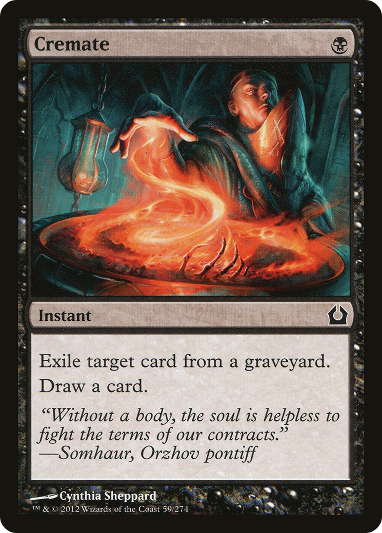 Cremate (RTR-059) [Return to Ravnica]