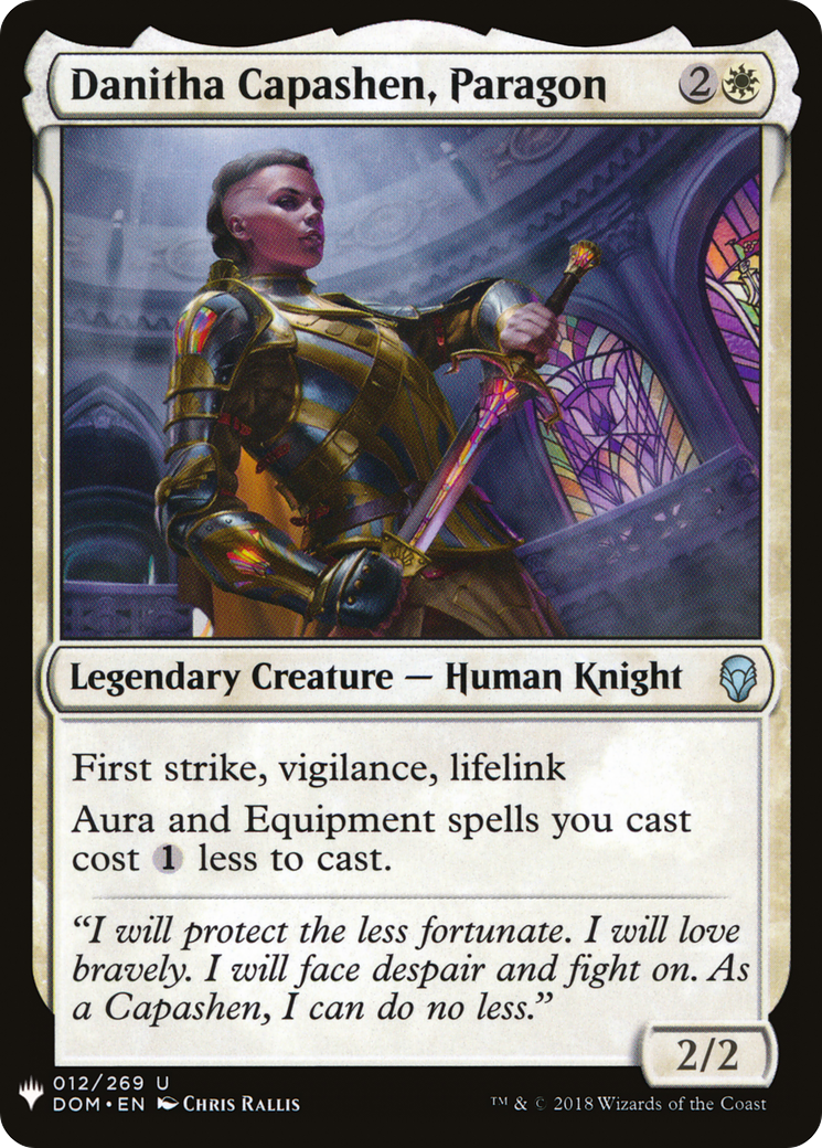 Danitha Capashen, Paragon (LIST-DOM-12) [The List]