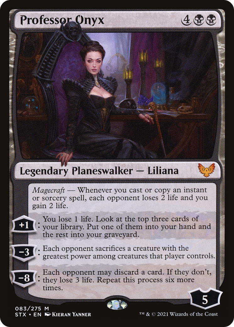 Professor Onyx (STX-083) [Strixhaven: School of Mages] Foil