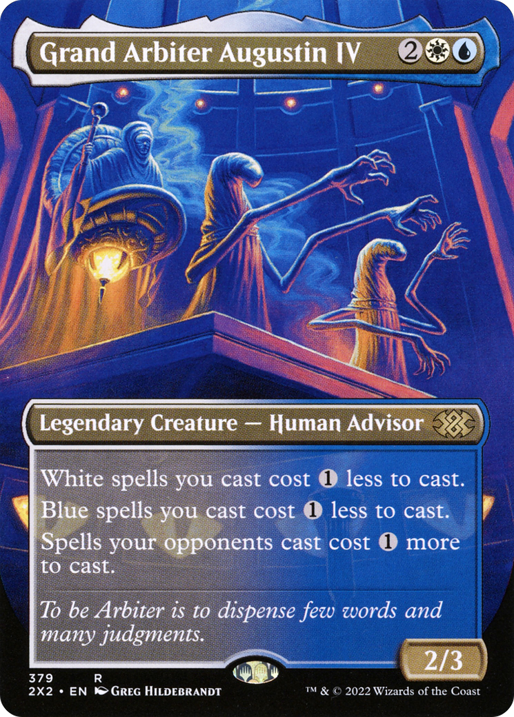 Grand Arbiter Augustin IV (Borderless) (2X2-379) [Double Masters 2022] Foil