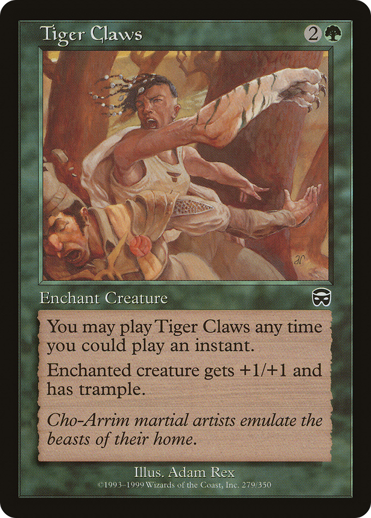 Tiger Claws (MMQ-279) [Mercadian Masques]
