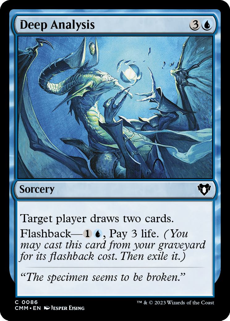 Deep Analysis (CMM-086) [Commander Masters]