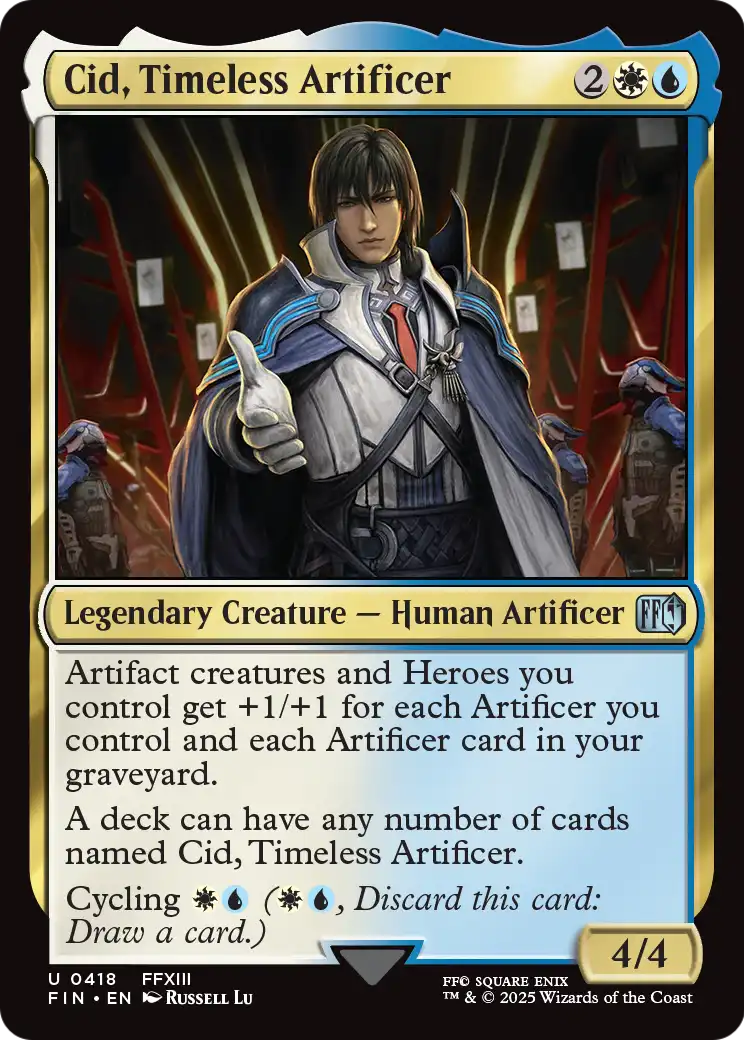 Cid, Timeless Artificer (FIN-418) [FINAL FANTASY] Foil