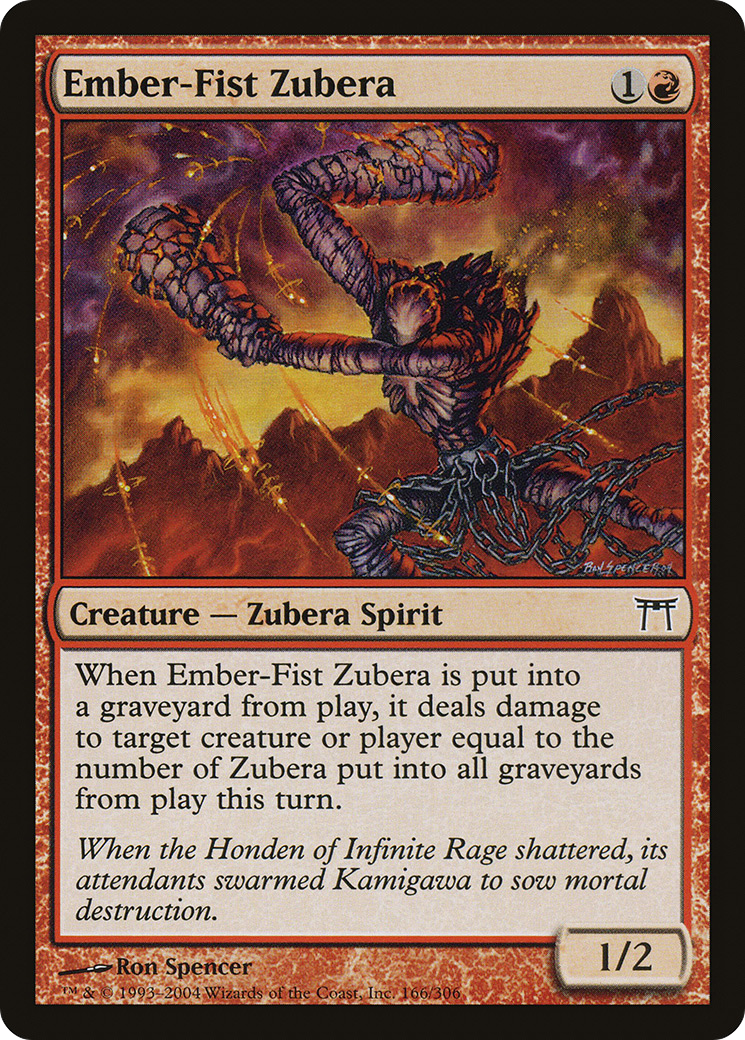 Ember-Fist Zubera (CHK-166) [Champions of Kamigawa]