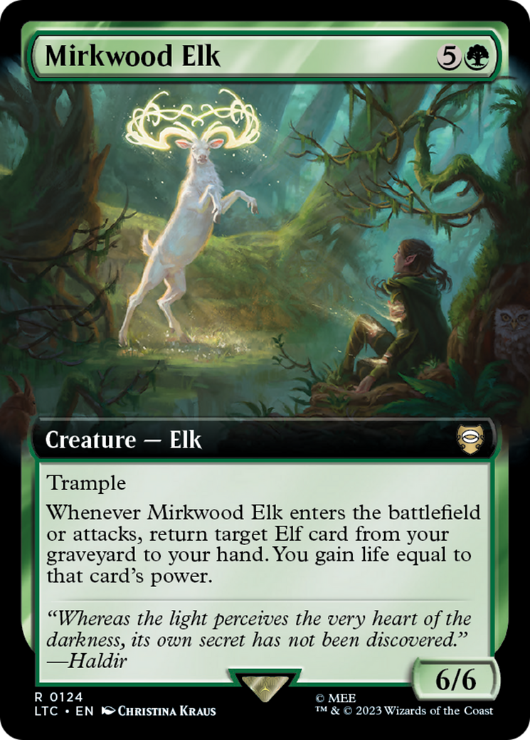 Mirkwood Elk (Extended Art) (LTC-124) [Tales of Middle-earth Commander] Foil