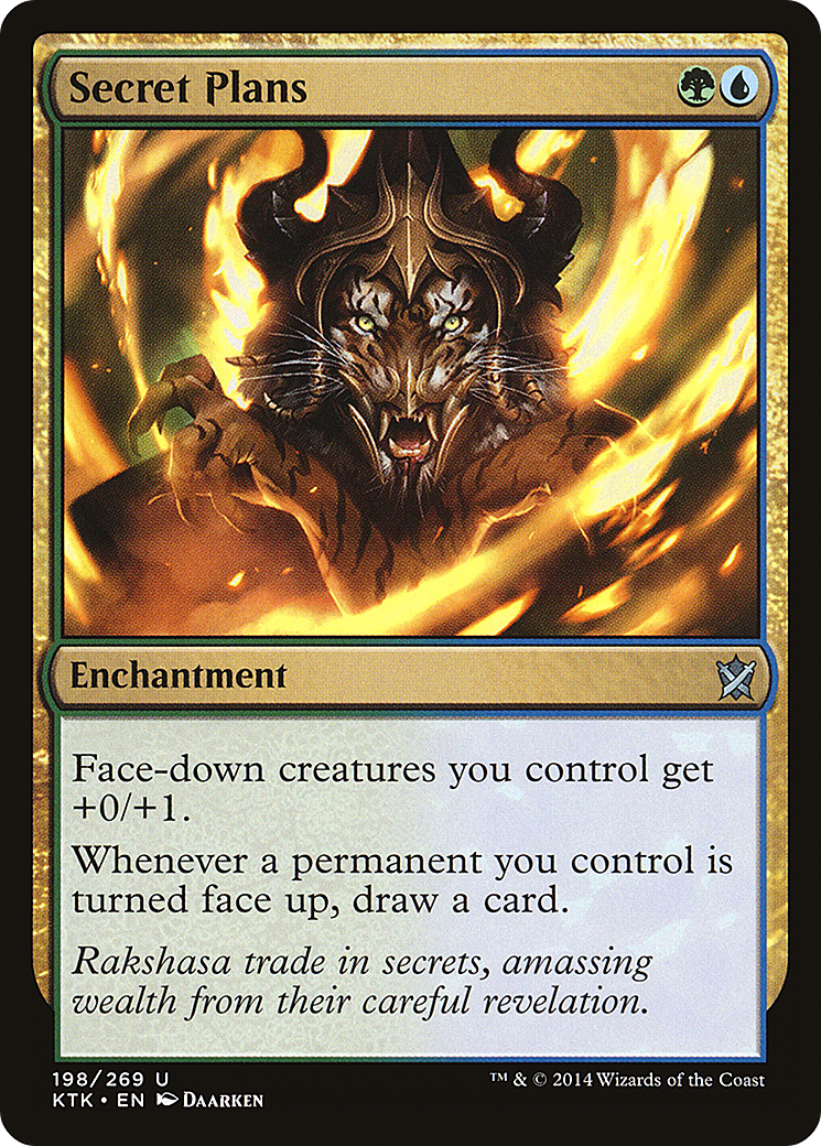 Secret Plans (KTK-198) [Khans of Tarkir] Foil